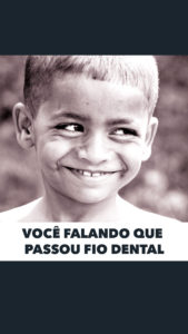 Read more about the article Não use de qualquer jeito o fio dental.